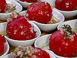 Recette Ramequins de tomates marinées pour l'apéritif