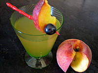 Recette Verre de verveine à la pêche