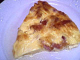 quiche : Part de quiche sans pâte