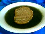 soupe de légumes : Assiette de soupe de laitue