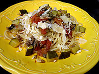 Recette Spaghettis aux courgettes