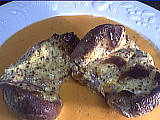 Image : recette Rognons de porc au coulis de poivron