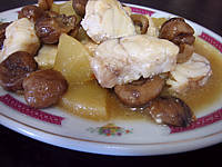 Poissons : Assiette de lotte à l'ananas