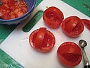 Tomates farcies et sauce aux haricots secs - 13.3