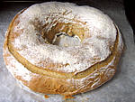 Pain en couronne au poolish