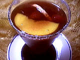 Sangria à la pêche