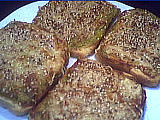 Cuisine diététique : Assiette de tartines aux courgettes