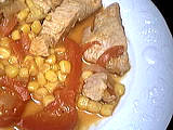 Recette Assiette de sauté de dinde au maïs