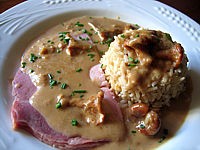 Recette Assiette de jambon au marsala