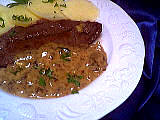 steak : Steak de paleron aux cèpes