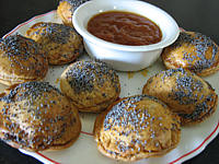 rissoles : Assiette de rissoles à la chinoise