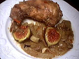marjolaine : Assiette de lapin sauvage aux fenouils