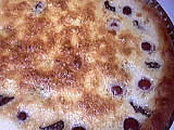 Image : recette Tarte aux cerises et aux pruneaux