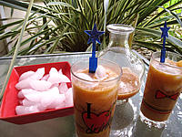 Image : recette Boisson pêches et melon au gingembre