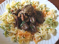 Image : recette Coeurs de canard au marsala