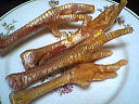 pattes sectionnés
