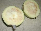 Coupe d'une goyave