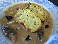 Cake au foie gras et truffes