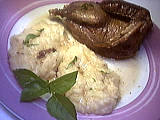 Palombe et sa purée