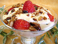  Sabayon aux fraises