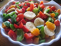 Poivrons et abricots