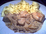 Tagliatelles au poulet