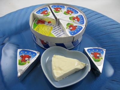 Photo : assiette de vache qui rit