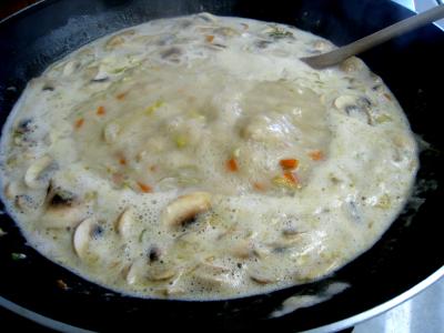 Velouté de cèpes à la landaise et son béret - 24.3