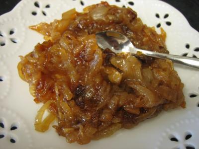 cognac : Coupelle de confiture d'oignons au cognac