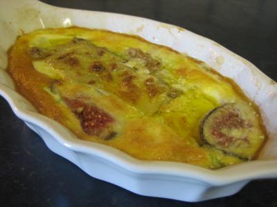 Image : recette Flans de foie gras aux panais et aux figues