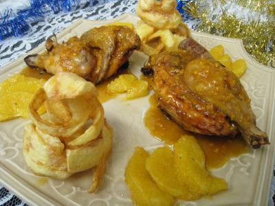 Pâques : Plat de coquelet à l'orange