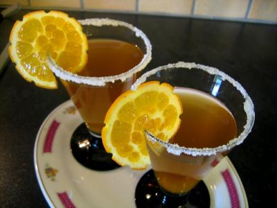 Recettes sans sel : Verres de cocktail au gingembre au parfum de chine