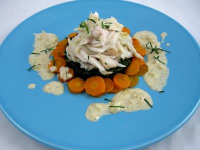 Recette Ailes de raie aux carottes et aux bettes