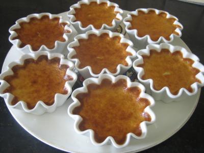 Cuisine diététique : Tartelettes de flan au citron minceur