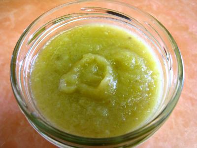 Photo : verrine de chutney aux pommes