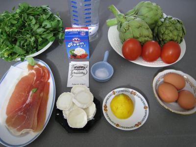Ingrédients pour la recette : Artichauts et mayonnaise chantilly