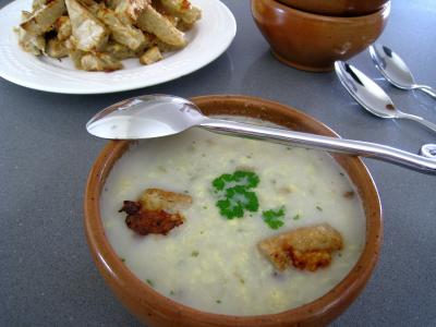 Recette Soupe de poulet au Pécorino à l'italienne