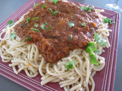 Pâtes spaghettis à la bolognaise - 16.3