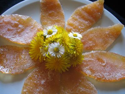 Image : recette Ecorces de pomélos ou pamplemousses confits