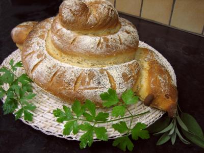 Pain : Pain escargot à l'ail