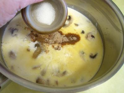 Pouding à la mozzarella et sa sauce aux champignons - 11.3