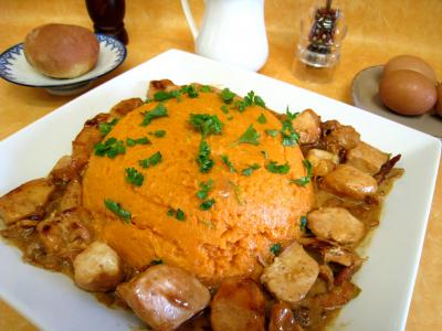 Cuisine antillaise : Plat de purée de patates douces