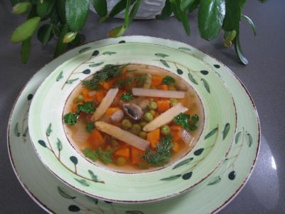Photo : Minestrone aux asperges