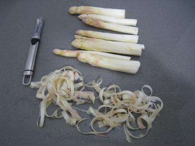 Polenta aux ognasses, aux épinards et aux asperges - 5.4