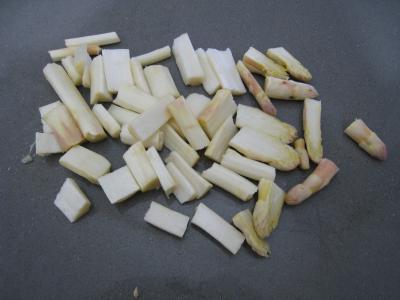 Polenta aux ognasses, aux épinards et aux asperges - 6.2