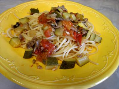 Spaghettis aux courgettes - 10.4