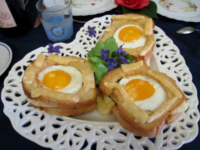 Fromages : Tartines à l'oeuf et au gruyère