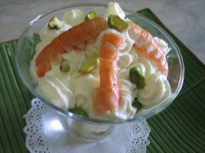 Recette Coupe de cappuccino de langoustines aux fèves