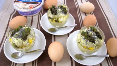 Image : recette Verrines aux asperges et au mascarpone