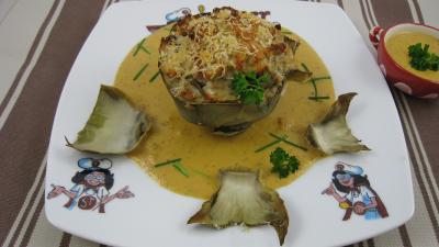 Image : recette Artichauts farcis à la perche